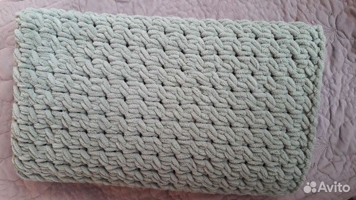 Плед детский вязаный ручная работа