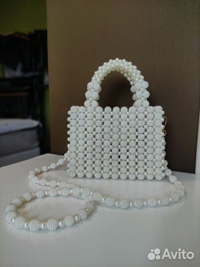 Сумка Lux из бусин ручная работа