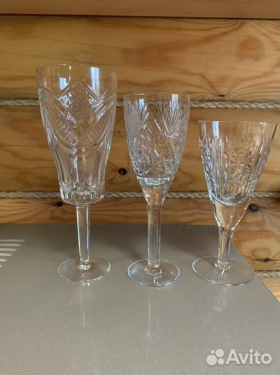 Хрустальные фужеры