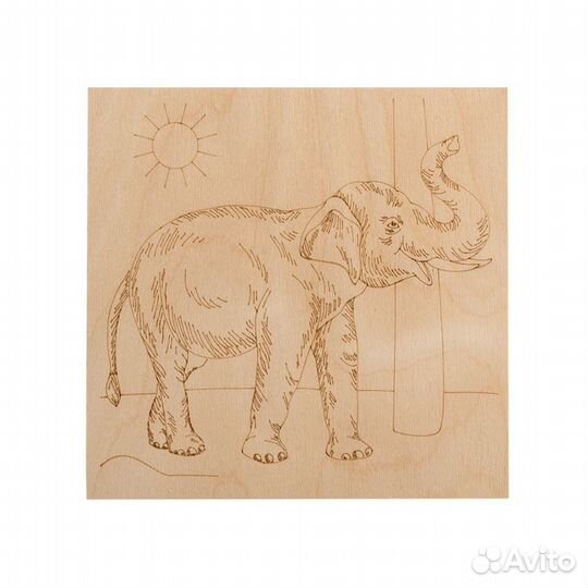 Доски для выжигания «Животные», 5шт, Rexant