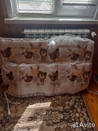 Бортики в детскую кроватку бу