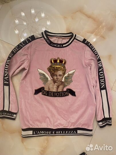 Dolce gabbana костюм велюровый