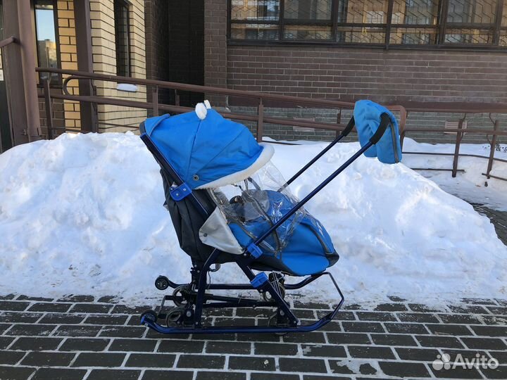 Детские санки коляска