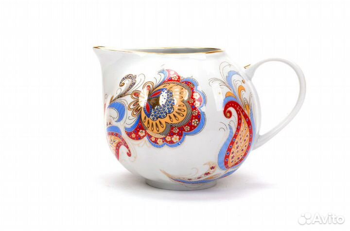 Сервиз чайный, перо Жар- птицы, Дулёво. 15 пред