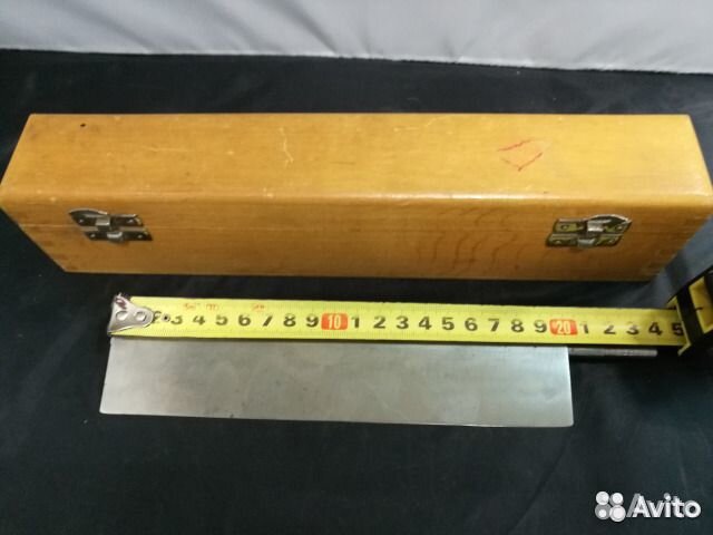 Нож для микротома C.reichert austria 2 24см футля