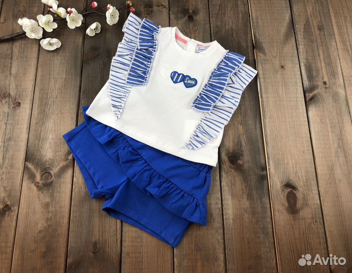 Костюм с шортами для девочки Original Marines