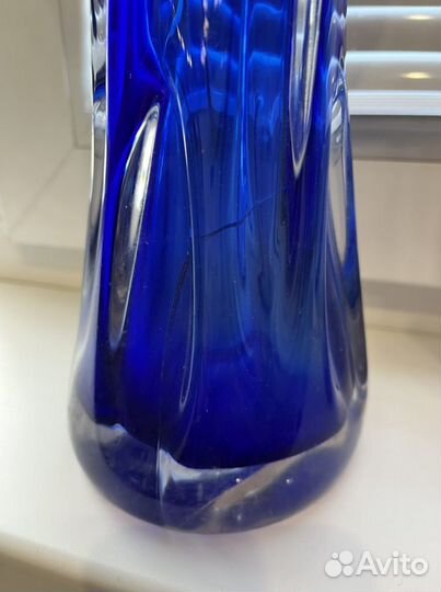 Вазы, хрусталь, цветное стекло СССР