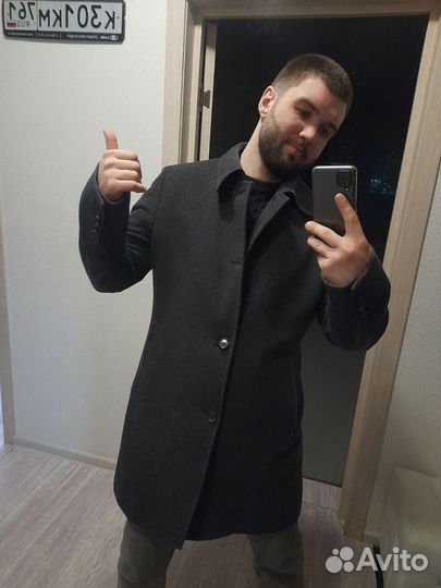 Пальто мужское hugo boss