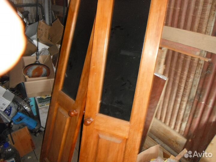 Дверь две створки дерево 207,5*41,5