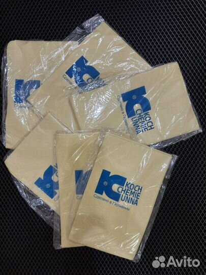 Тряпка искуственная замша желтая Koch