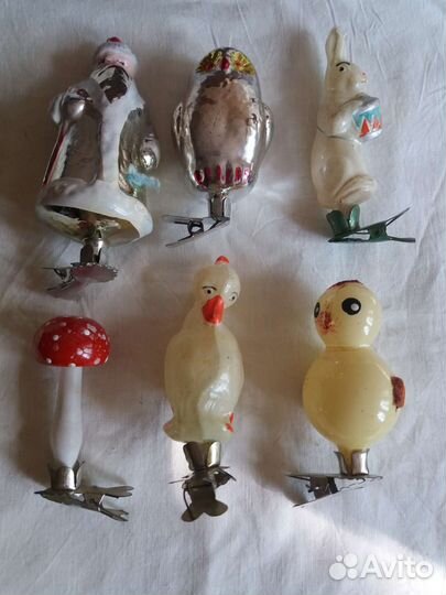 Ёлочные игрушки СССР