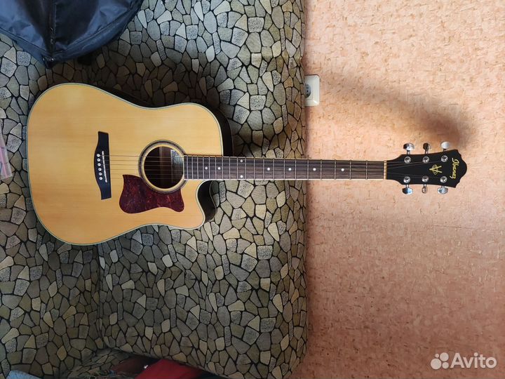 Электроакустическая гитара ibanez v74ece-opn