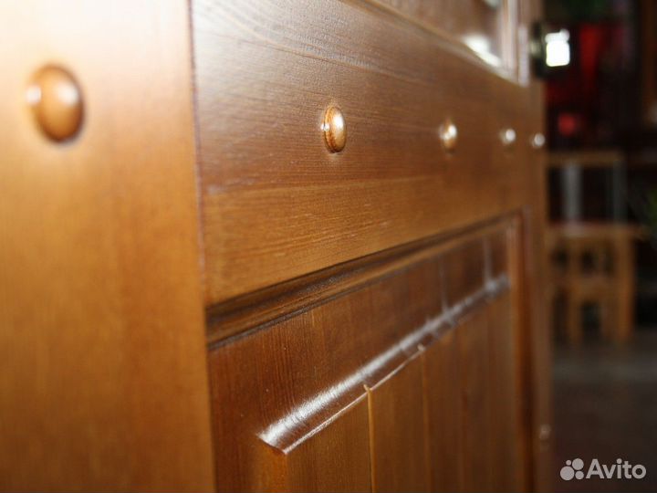 Дверь входная наборная утепленная (сосна камерной