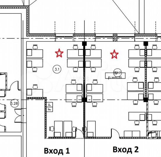 Сдам офисное помещение, 97 м²