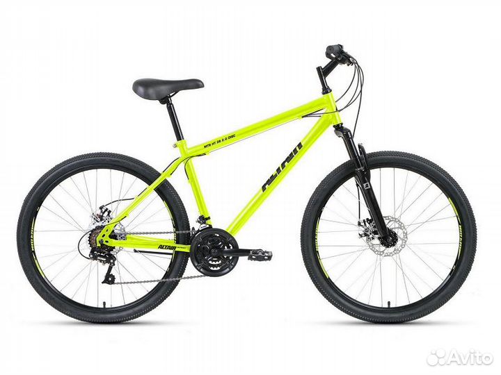 Велосипед altair MTB HT 26 2.0 ярко-зеленый/черный