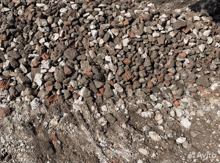 Вторичный щебень для подсыпки дороги в Юго-Камский