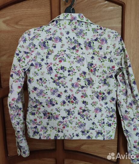 Джинсовая куртка для девочки 158