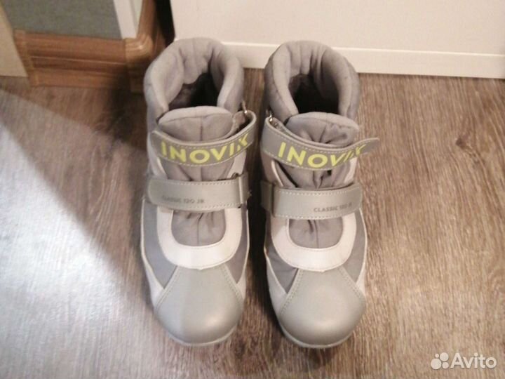 Лыжные ботинки + лыжи