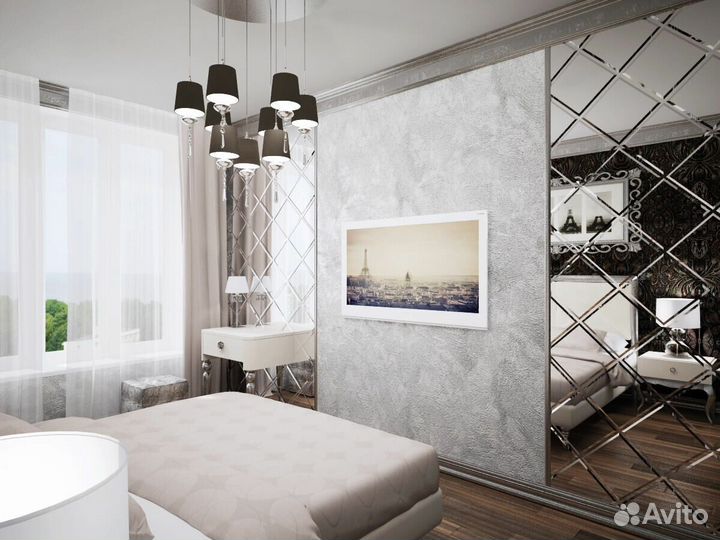 Панно зеркало от производителя на заказ