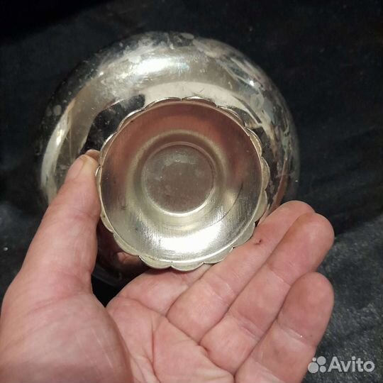 Конфетница мельхиор СССР Редкость