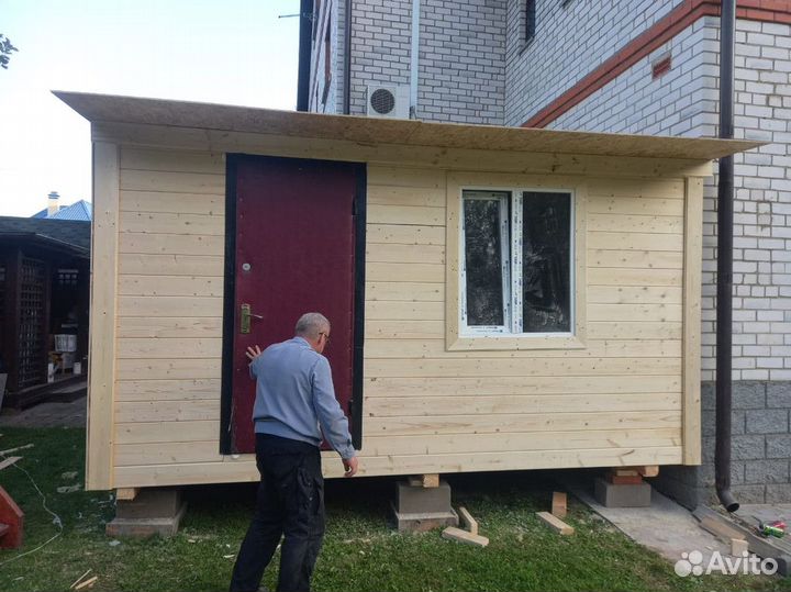 Бытовка и хозблок с утеплением и отделкой