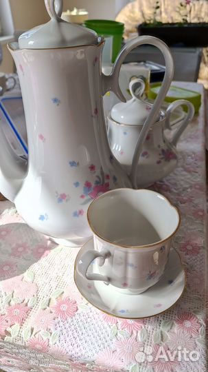 Кофейный+ чайный сервиз гдр