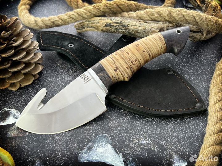 Охотничий Скиннер с крючком из кованой стали х12мф