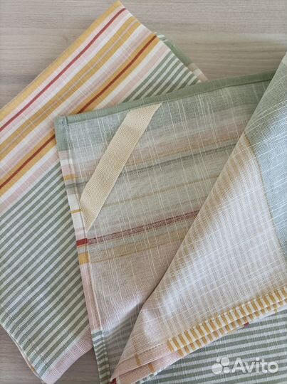 Комплект полотенец для кухни из льняной ткани Икеа