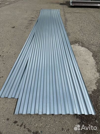 Профнастил с21 оцинкованный 6м Эконом 0.35мм