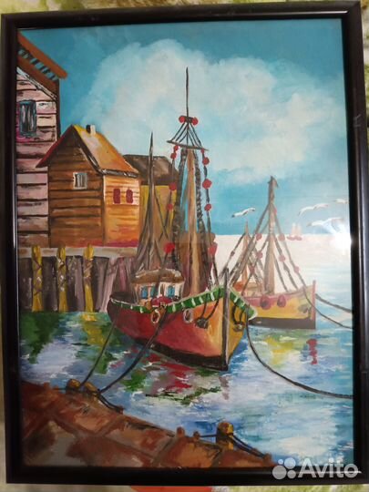 Корабли картина