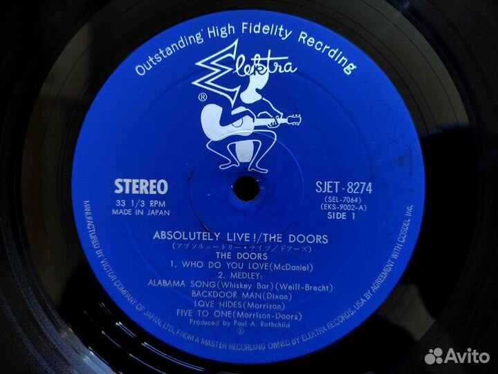 The Doors – Absolutely Live – оригинал Japan 1970