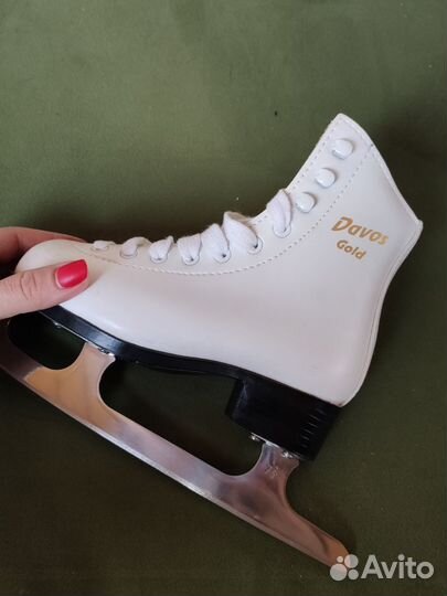 Коньки детские Graf Davos Gold, 29 размер