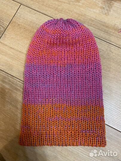 Шапка вязаная бини