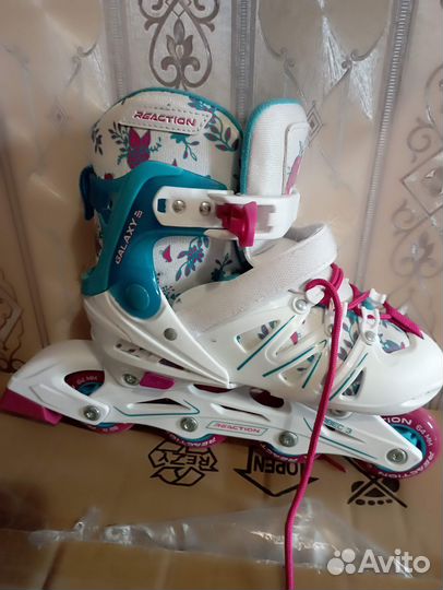 Роликовые коньки детские раздвижные
