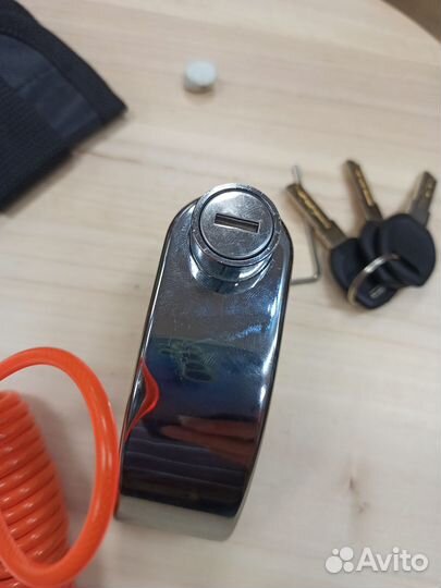 Замок сигнализация на тормозной диск