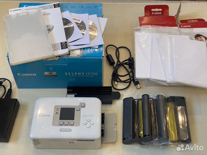 Фотопринтер Canon Selphy CP720 + расходник