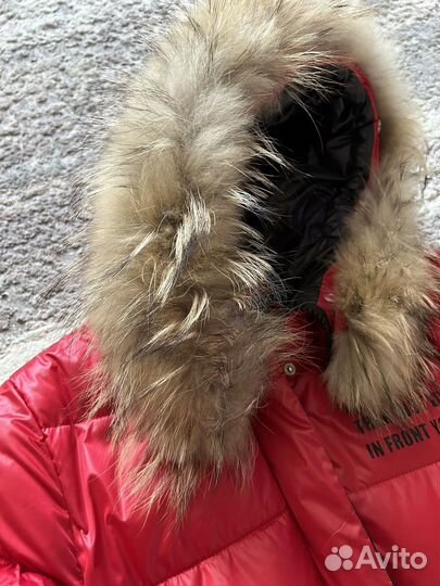Пуховик на девочку,зимний (158)
