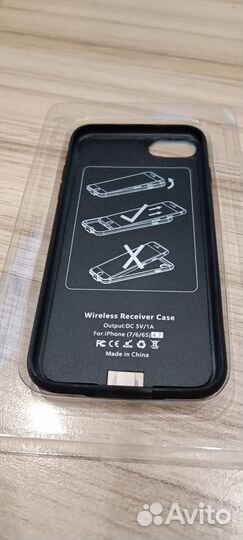 Чехол с беспроводной зарядкой на iPhone 6/6S/6+/7