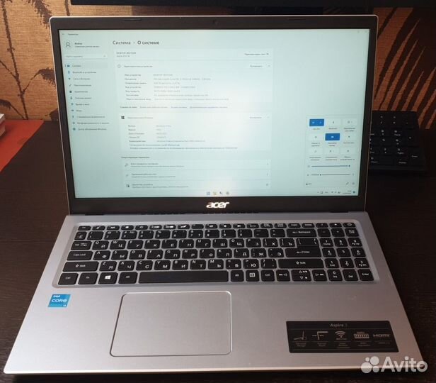 Ноутбук Acer aspire 3