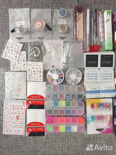 Набор для маникюра и наращивания ногтей Nail box