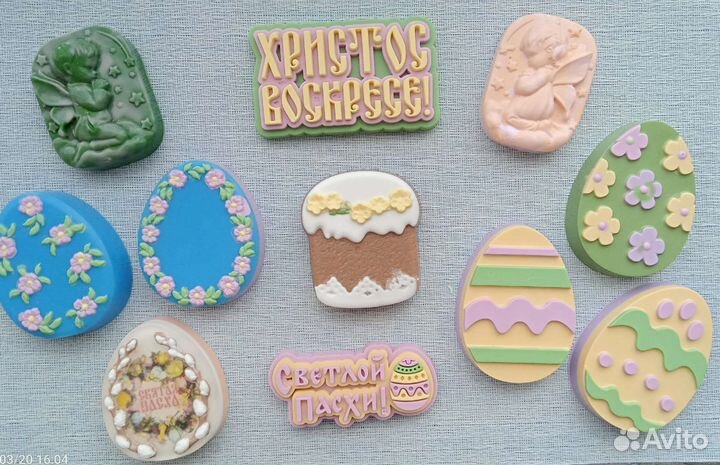 Сувенирное мыло ручной работы на Пасху