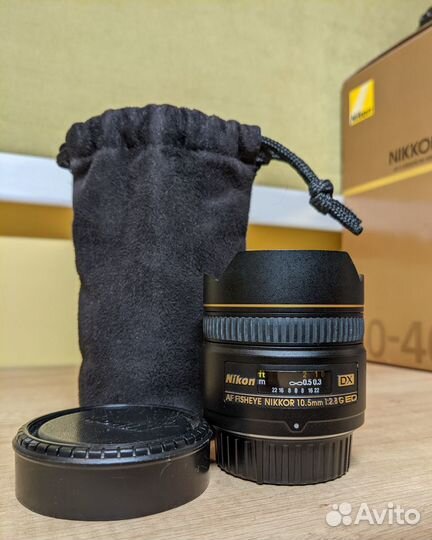 Nikon AF DX nikkor fisheye 10.5MM F/2.8G ED
