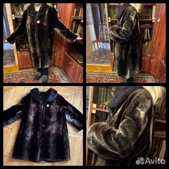 Шуба, дубленка, пальто, р. 52. одежда пакетом