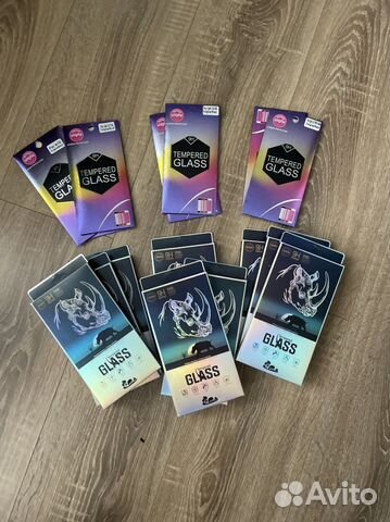 Защитное стекло для iPhone, Samsung, Honor