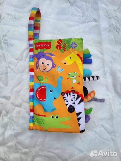 Книжка шуршалка fisher price