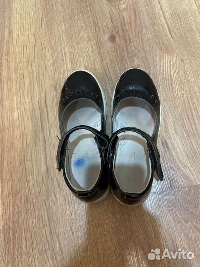 Туфли для девочки 30 Unichel черные