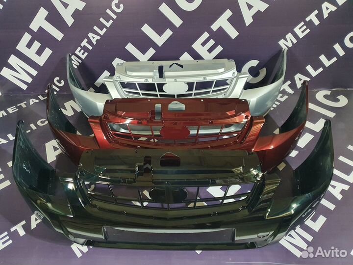 Бампер передний Приора Ваз 21704 - зеленый (сочи)