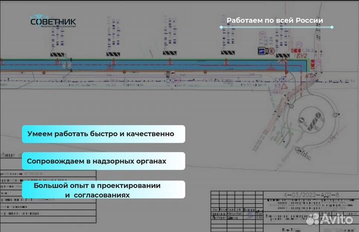 Проезды, съезды, примыкания