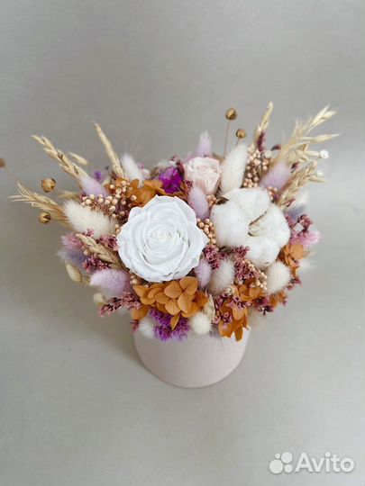 Сухоцветы: букеты и композиции на 1 сентября