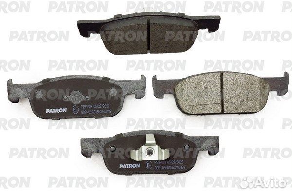 Patron PBP088 Колодки тормозные дисковые перед LAD